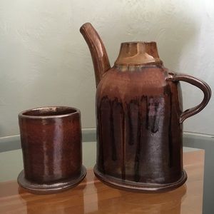 Handmade pottery set